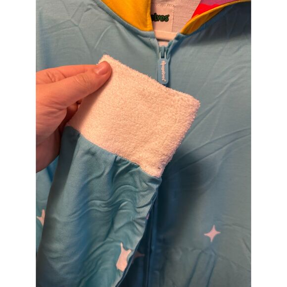 NWT Tipsy Elves Rainbow Power Stance Men Halloween Costume Size XXL - Picture 5 of 8